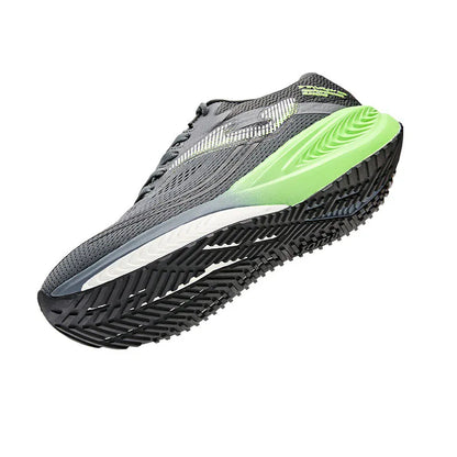 Running shoes ~ TITANIUM [grey &amp; green]