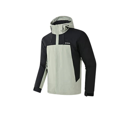 Men's Cotton Jacket [Black &amp; Green]