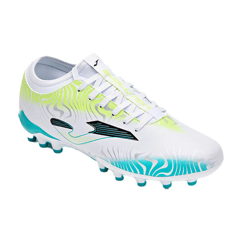 Football Shoes MG ~ EVOLUTION Series [White &amp; Yellow]