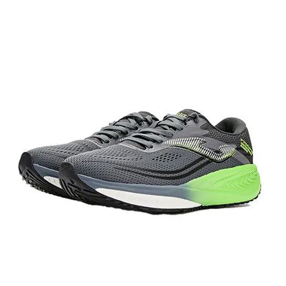 Running shoes ~ TITANIUM [grey &amp; green]