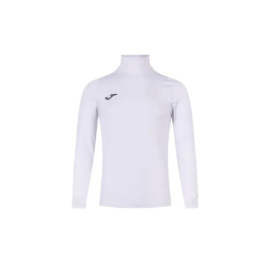 Children's turtleneck velvet tight long-sleeved shirt [white]