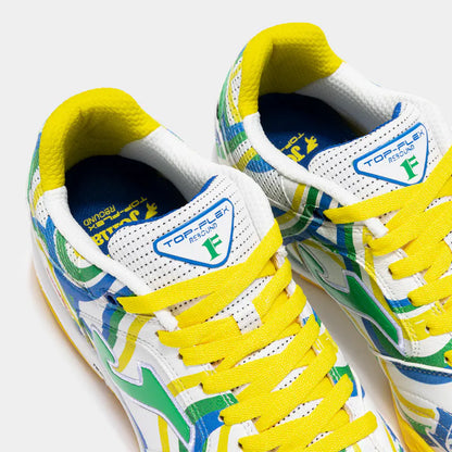 (Ferrão 24 Limited Edition) Futsal Shoes TOP FLEX REBOUND (Stone Ground/Indoor) [White Green]