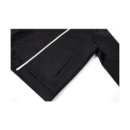Men's casual knitted jacket [black] 
