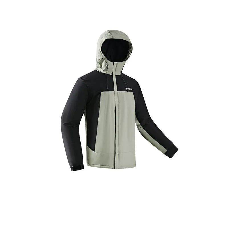 Men's Cotton Jacket [Black &amp; Green]