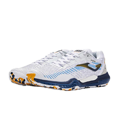 Men's Tennis Shoes ~ POINT Series [Light Gray &amp; White]