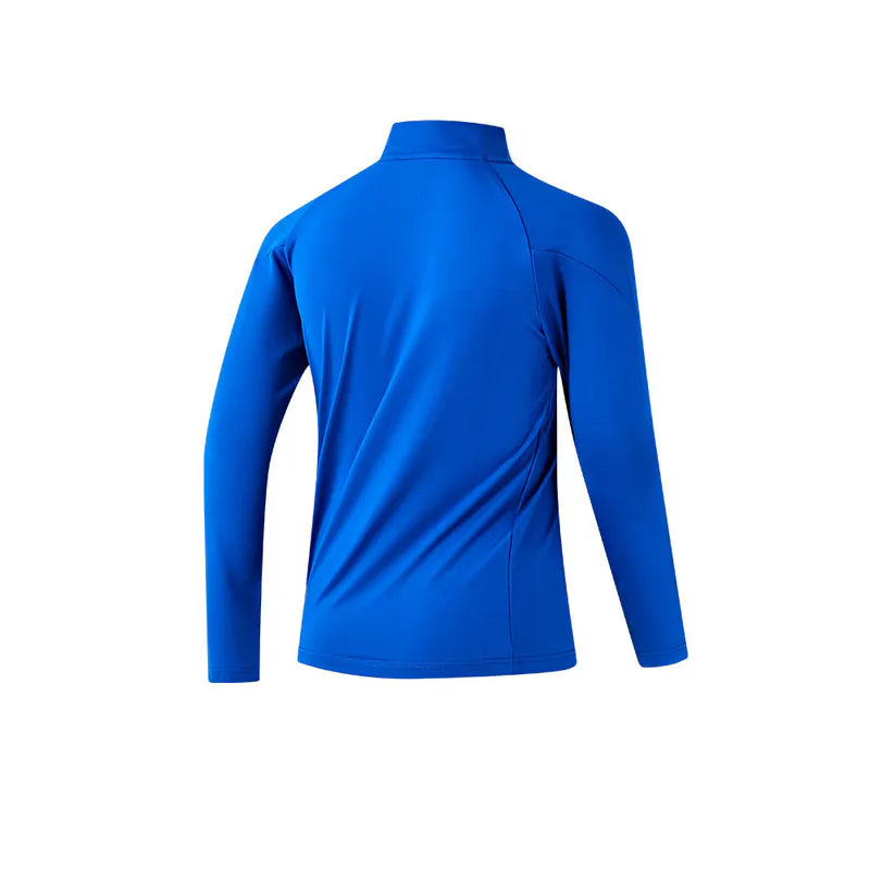 Children's half-zip long-sleeved T-shirt ~ Football Sports Series [Multicolor]