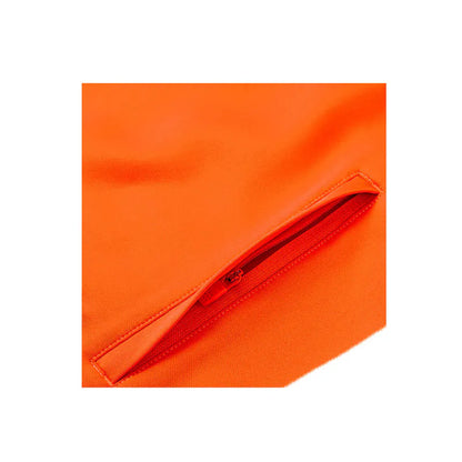 Men's knitted jacket ~ Football Sports Series [Bright Orange]