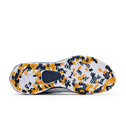 Men's Tennis Shoes ~ POINT Series [Light Gray &amp; White]
