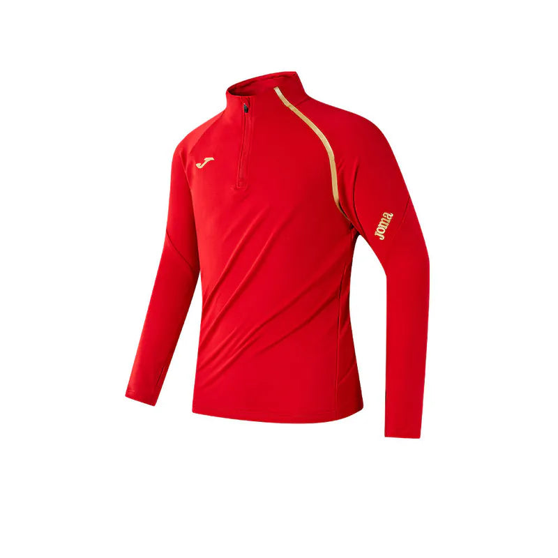 Children's half-zip long-sleeved T-shirt ~ Football Sports Series [Multicolor]