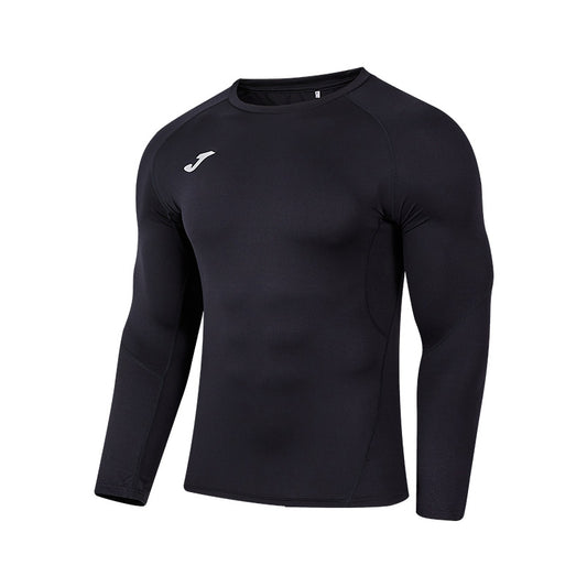 Men's Thickened Tight High Elastic Breathable Long Sleeves [Black]