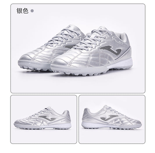 Men's Match Spike Football Shoes TF [Silver]