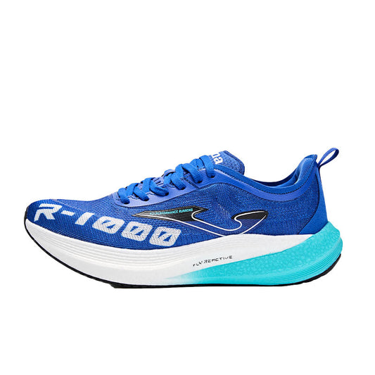 Professional carbon plate running shoes R1000 24, same style for men and women, blue