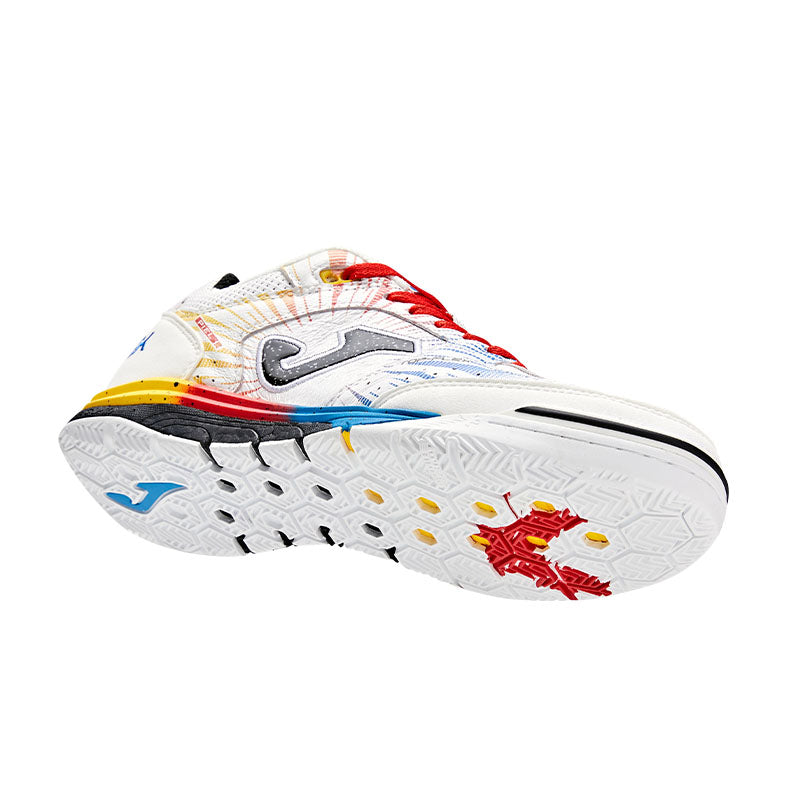 Futsal World Cup Special Series Futsal Shoes TOP FLEX REBOUND (Stone Ground/Indoor) [White and Red]