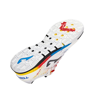 Futsal World Cup Special Series Futsal Shoes TOP FLEX REBOUND (Stone Ground/Indoor) [White and Red]