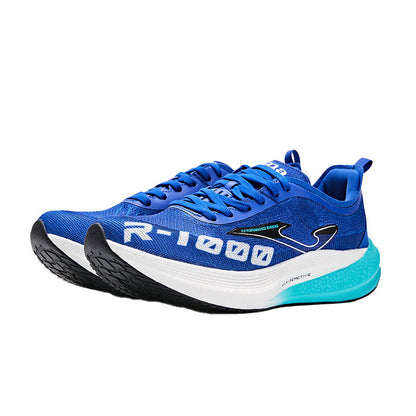 Professional carbon plate running shoes R1000 24, same style for men and women, blue