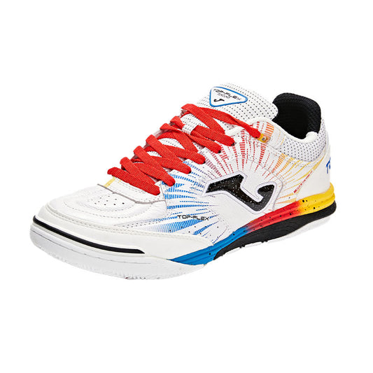Futsal World Cup Special Series Futsal Shoes TOP FLEX REBOUND (Stone Ground/Indoor) [White and Red]