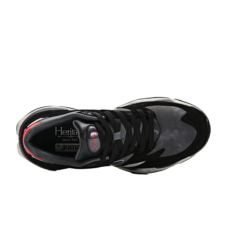 Men's Retro Casual Shoes ~ C.1400 Series [Black]
